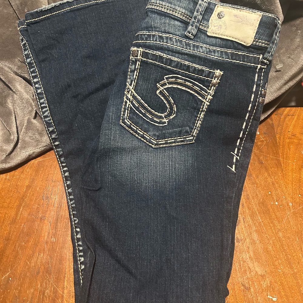 Silver Jeans Dark Blue Skinny Women Jeans 30/32